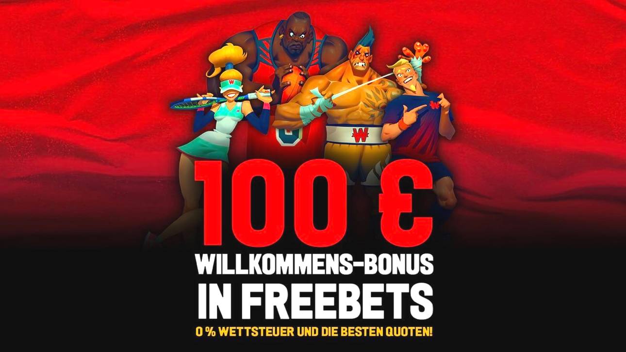 Winamax verzichtet auf die Wettsteuer und gewährt Neukunden einen Bonus von 100€.