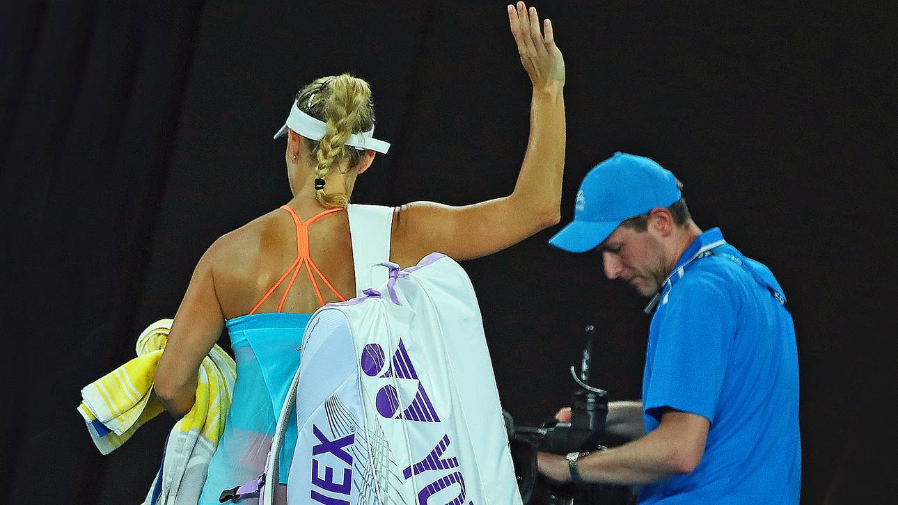 Angelique Kerber scheiterte in Melbourne so früh wie seit 2007 keine Titelverteidigerin mehr