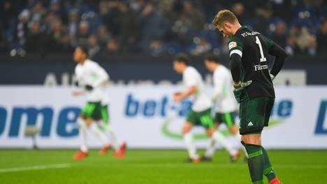 Schalke-Torwart Ralf Fährmann erlebte gegen Werder Bremen einen bitteren Nachmittag