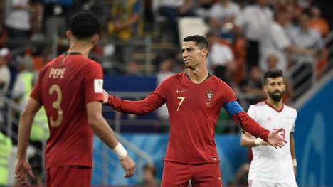 Cristiano Ronaldo leistet sich gegen Iran gleich zwei Aussetzer