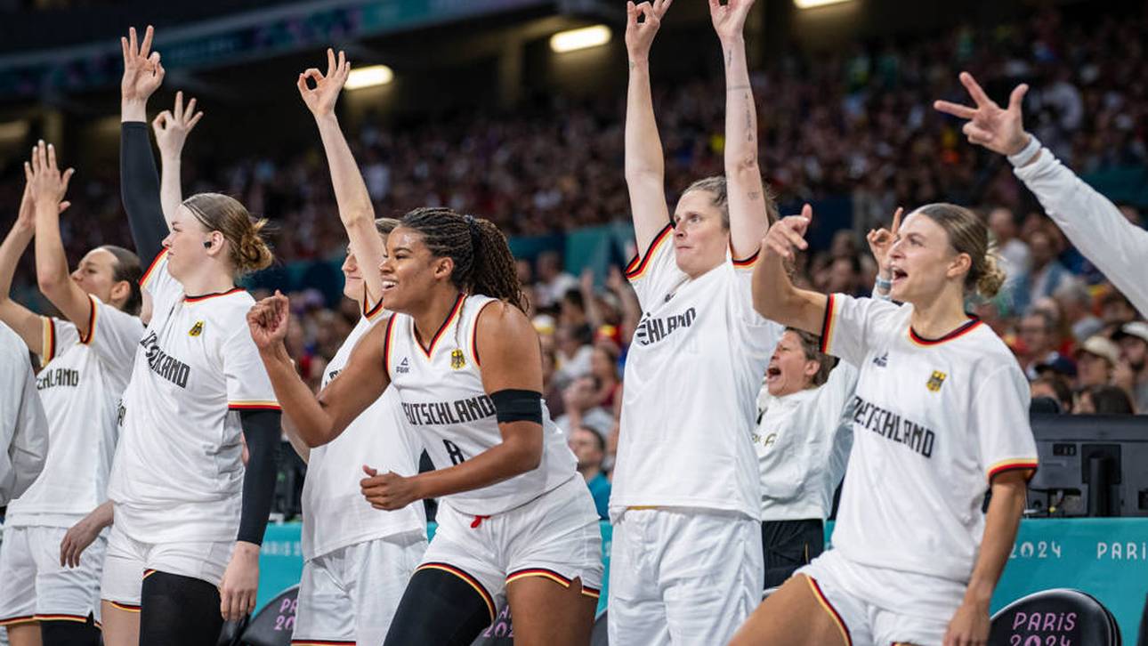 Deutschlands Basketballerinnen haben das Olympia-Debüt für sich entschieden