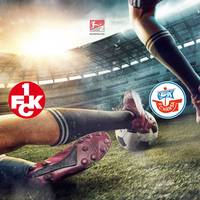 2. Liga: 1. FC Kaiserslautern – FC Hansa Rostock, 3:1 (2:1)