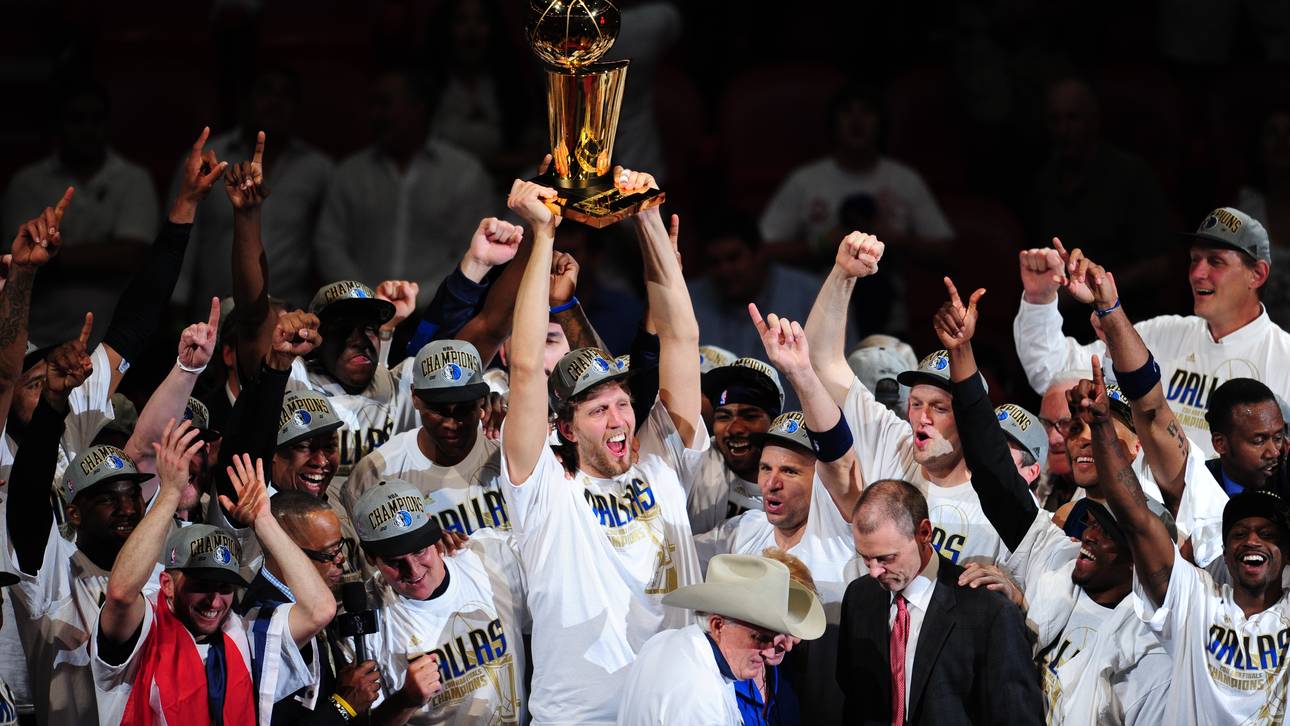 Dirk Nowitzki am Ziel seiner Träume