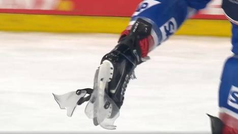 Das Spiel zwischen den Adlern Mannheim und den Grizzlys Wolfsburg ist von vielen Nickligkeiten geprägt.