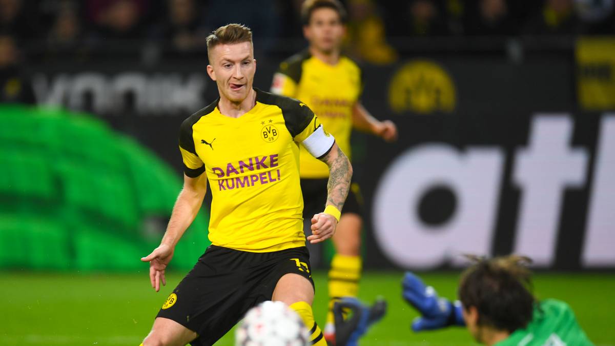 MARCO REUS: Der Kapitän vergab in der 20. Minute zunächst eine Riesenchance, als er an Gladbachs Torhüter Yann Sommer scheiterte. Leitete dann das 1:0 duch Sancho ein. Drehte nach dem Seitenwechsel immer mehr auf. Nach genauem Zuspiel von Mario Götze in Manier eines Mittelstürmers zur Stelle. Traf mit einem Freistoß den Pfosten. SPORT1-NOTE: 1,5