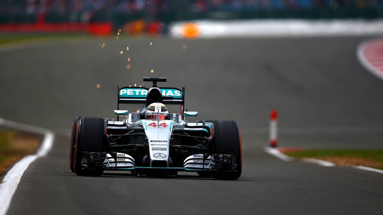 Hamilton im Training Schnellster
