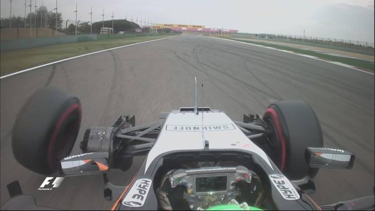 In Q2 schafft es immerhin Nico Hülkenberg, ehe sich an seinem Force India während der zweiten Session plötzlich das linke Vorderrad löst