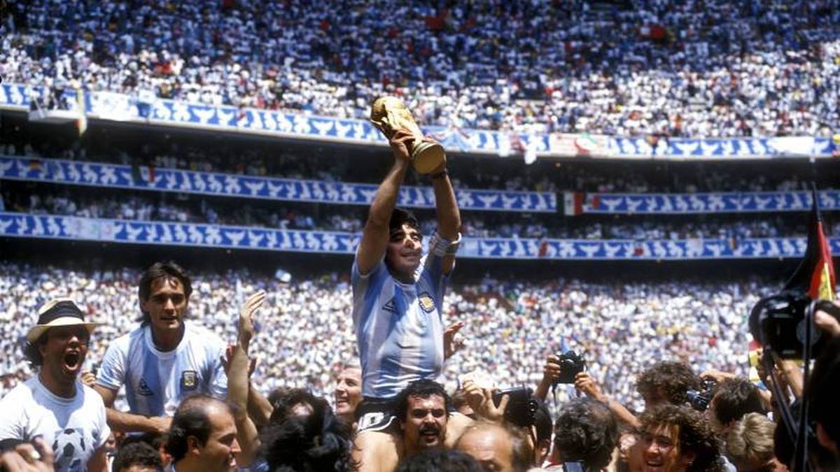 Diego Maradona führte Argentinien zum Gewinn der WM 1986