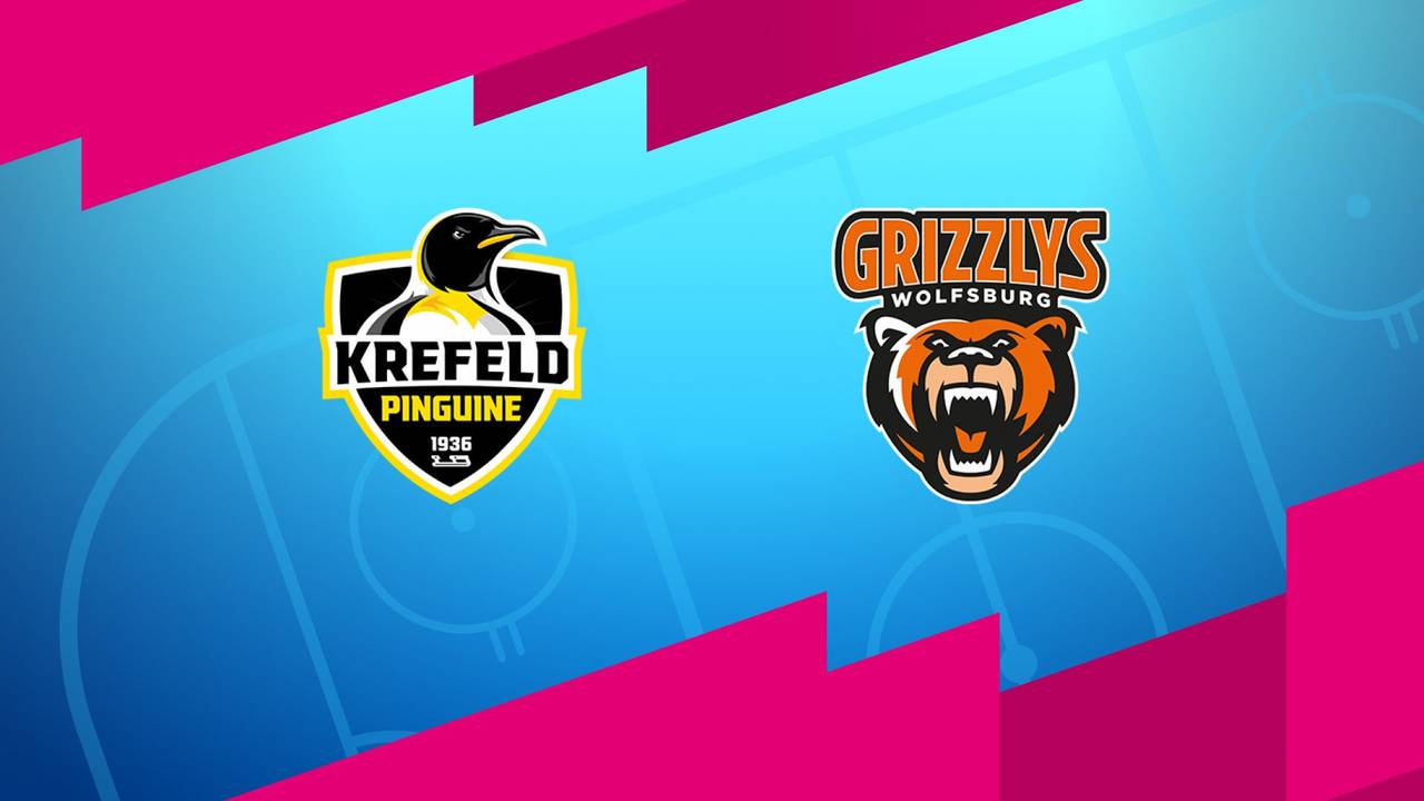 Krefeld Pinguine - Grizzlys Wolfsburg (Highlights)