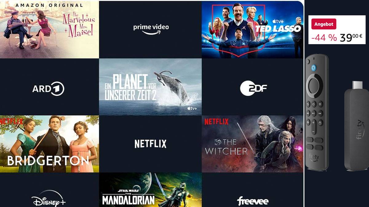 Kein Witz: Gerade 44% Rabatt für 4K-Streaming-Stick – Netflix, Prime Video, Disney+, DAZN & Co. für nur 39€