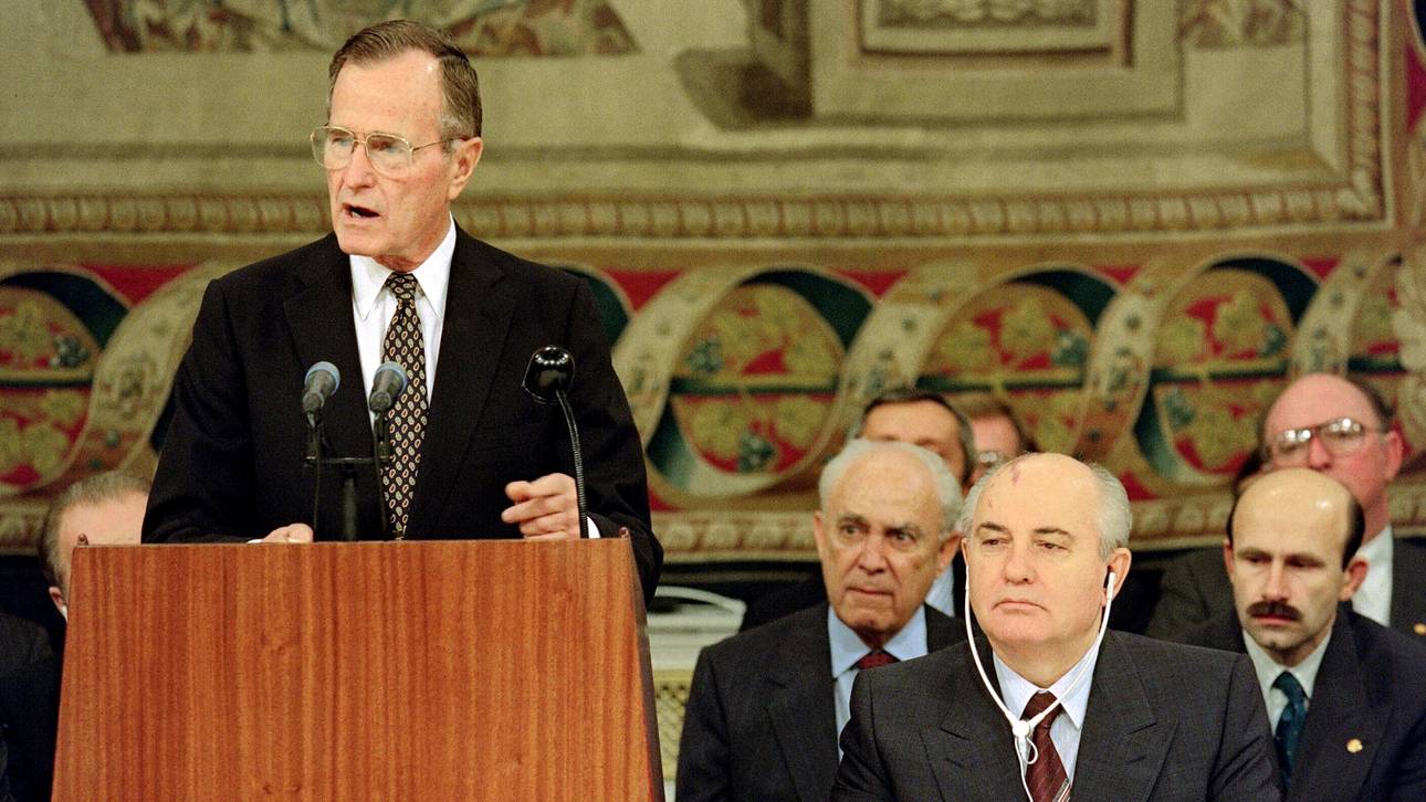 George H.W. Bush war von 1989 bis 1993 Präsident der USA