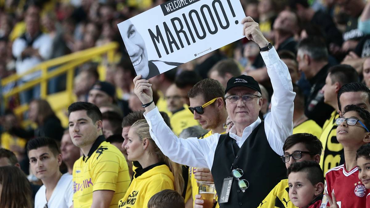 Die Fans des BVB heißen den verlorenen Sohn willkommen...