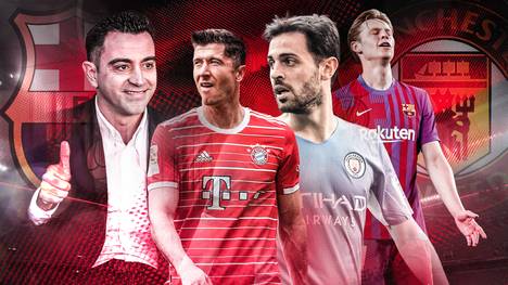 Beim FC Barcelona findet gerade ein großer Umbruch statt! Kommen Bernardo Silva und Robert Lewandowski? Muss Frenkie De Jong den Verein verlassen? 