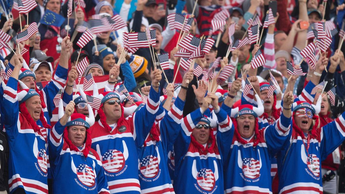 Bei den Fans herrschen klare Kräfteverhältnisse: Die Anhänger des US-Teams sind dabei zahlenmäßig klar im Vorteil