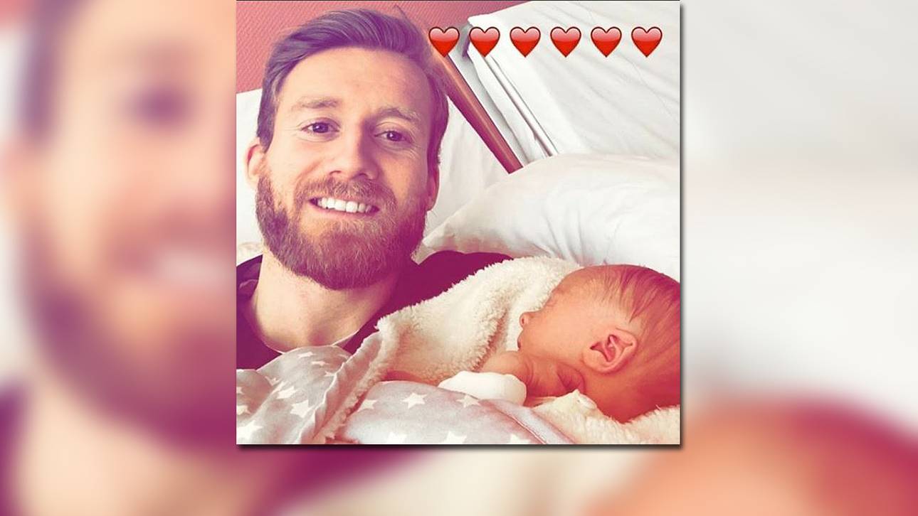 Andre Schürrle im Baby-Glück