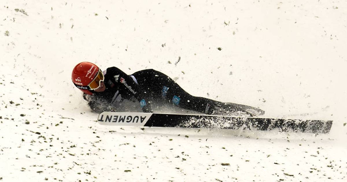 Ski jumping: German star crashes as Katharina Schmid returns to the podium