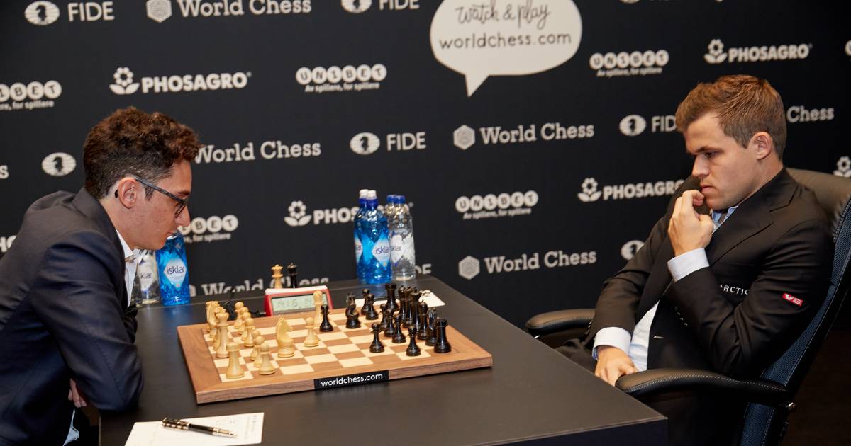 Schach-WM: Magnus Carlsen und Fabiano Caruana erneut mit Remis