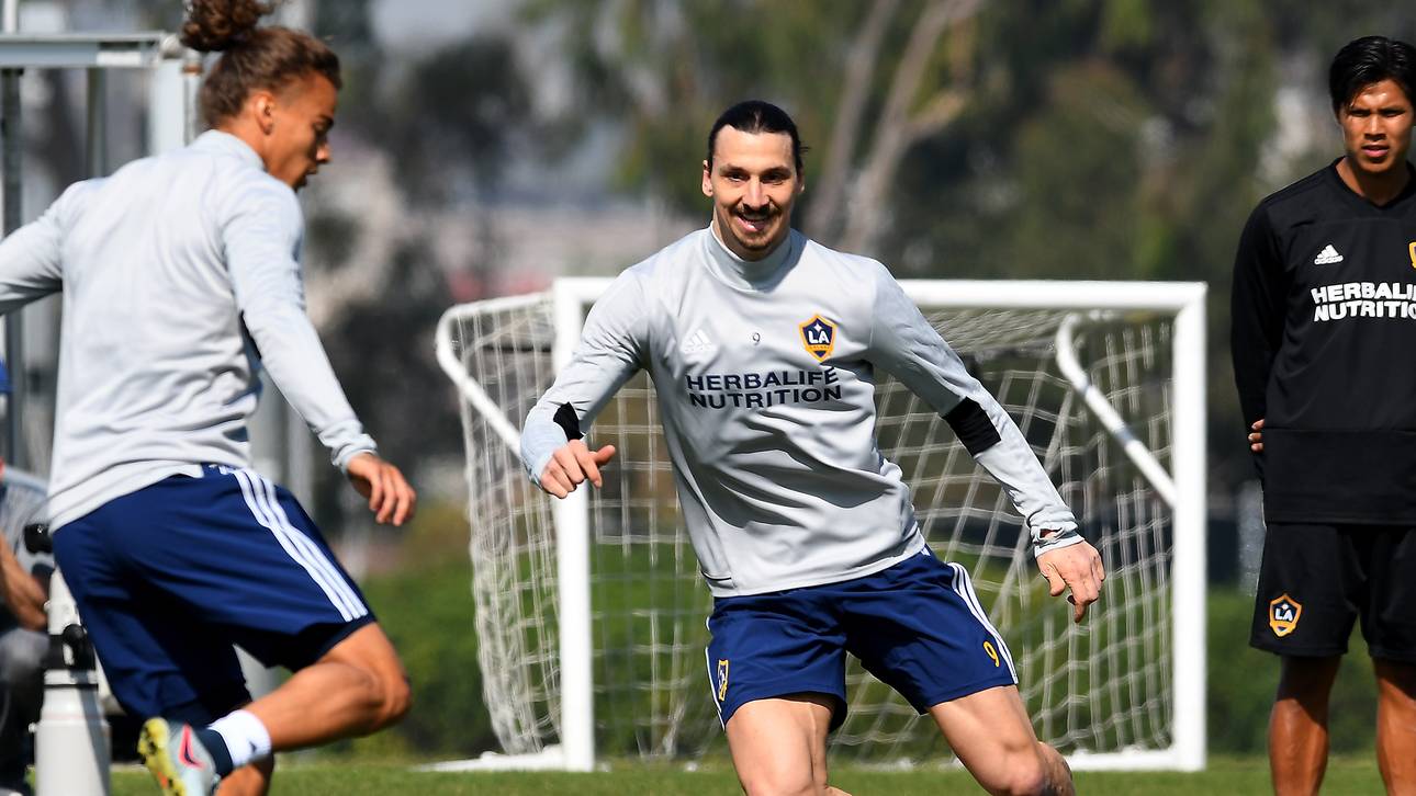 Ibrahimovic trainiert mit neuem Team