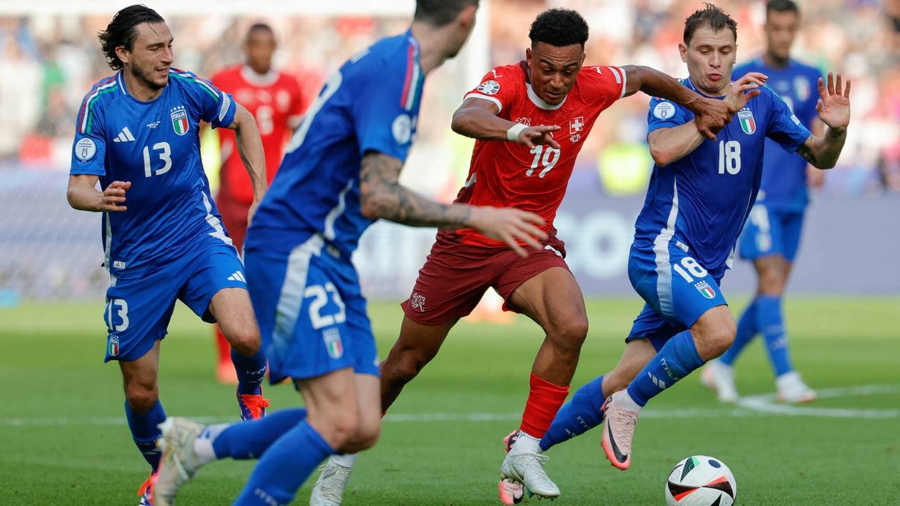 Titelverteidiger gestoppt: Starke Schweiz bezwingt Italien