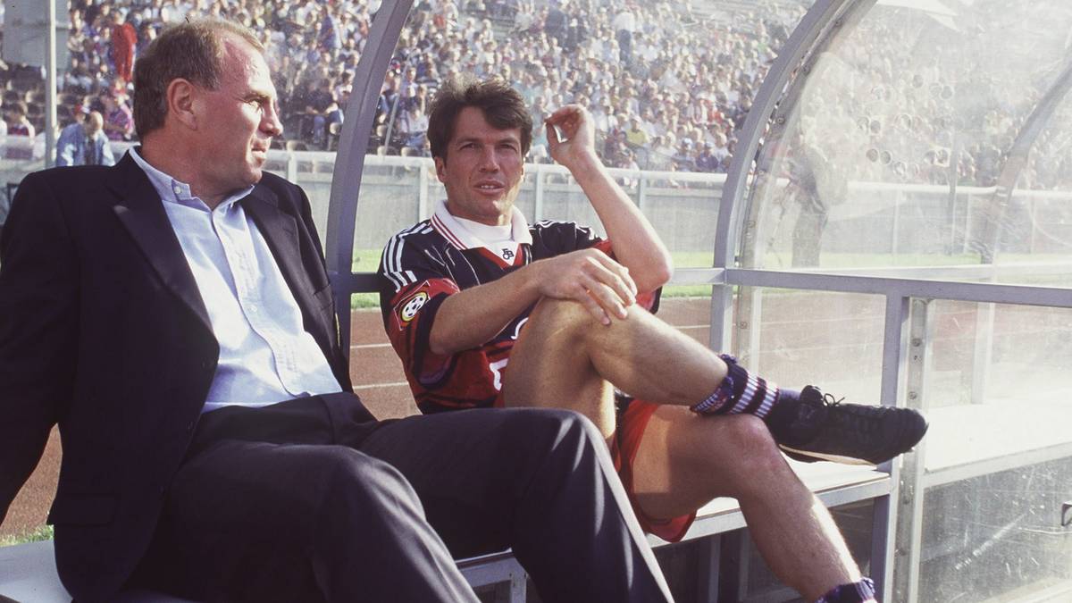 "Der will ja, der wollte beim FC Bayern was werden. Aber so lange ich und der Kalle Rummenigge etwas zu sagen haben, wird der nicht mal Greenkeeper im neuen Stadion", polterte Hoeneß 2002 im SPORT1-Doppelpass, nachdem Matthäus die Bayern kritisiert hatte