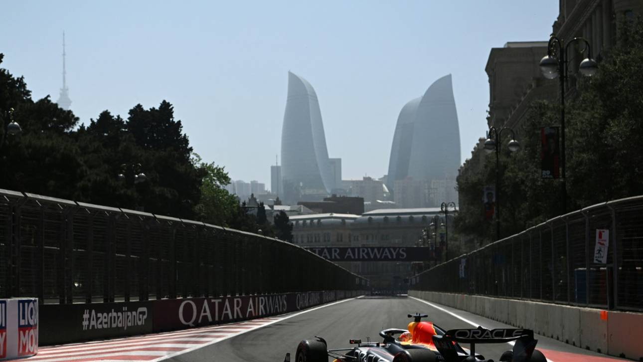 Training in Baku: Verstappen vorn, Leclerc knapp dahinter