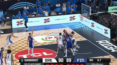 Griechenland sichert sich bei der EuroBasket 2025 den dritten Platz. Die Aufholjagd der Finnen wird nicht belohnt.