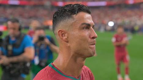 Es ist voraussichtlich das letzte WM-Spiel in der Karriere von Cristiano Ronaldo. Nach der 0:1-Niederlage gegen Spanien vergießt der Portugal-Star bittere Tränen.