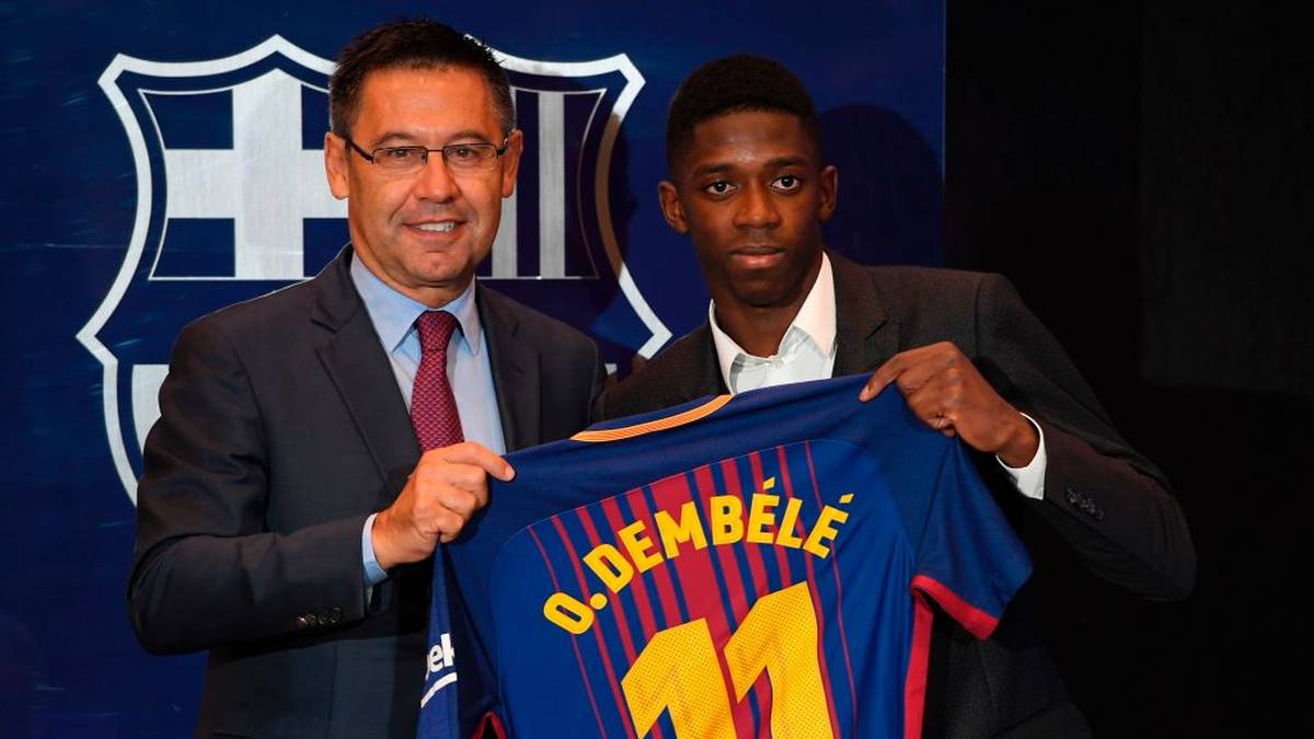 PLATZ 1: OUSMANE DEMBÉLÉ (Saison 2017/18) - für 125 Millionen Euro zum FC Barcelona