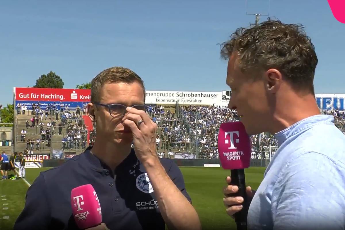 Brüchige Stimme! Dieser Aufstieg geht ihm ganz nah