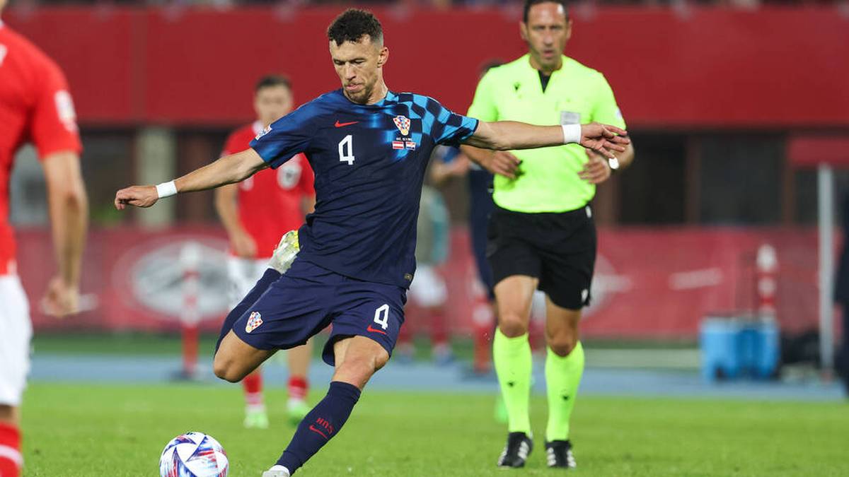 Ivan Perišić im blauen Auswärtstrikot 