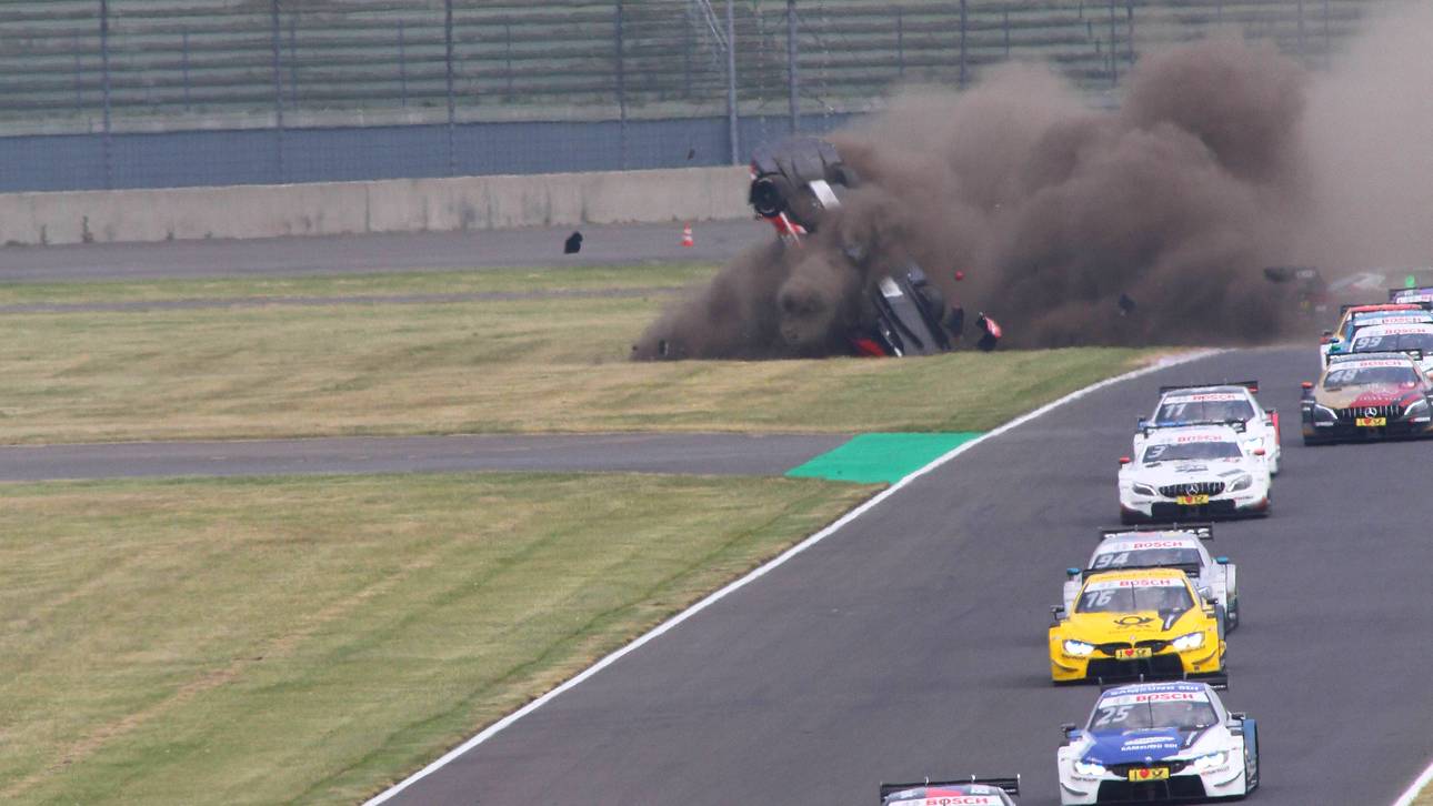 Horrorcrash überschattet DTM-Rennen