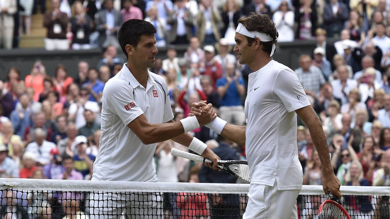 Hammerlos! Federer fordert Djokovic