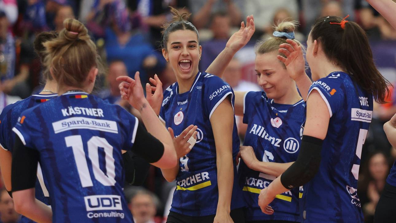 Volleyball: Stuttgart mit mühsamem Playoff-Start.