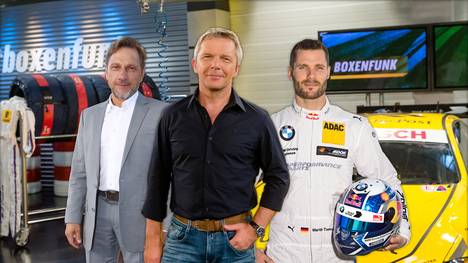 Moderator Andreas Spellig führt durch den "Boxenfunk - Der Motorsport-Talk"