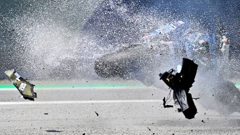 Bei der Moto2 in Spielberg ereignete sich ein schlimmer Sturz