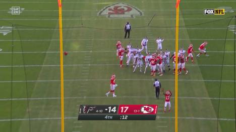Gegen die Atlanta Falcons kommt der Favorit nicht wirklich in Fahrt. Ein verschossenes Field Goal bringt den knappen Sieg.