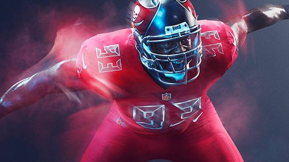 ...und sorgten beim 43:28 dafür, dass die Bucs um Gerald McCoy nicht so viel zu Feiern hatten wie auf dem Werbefoto