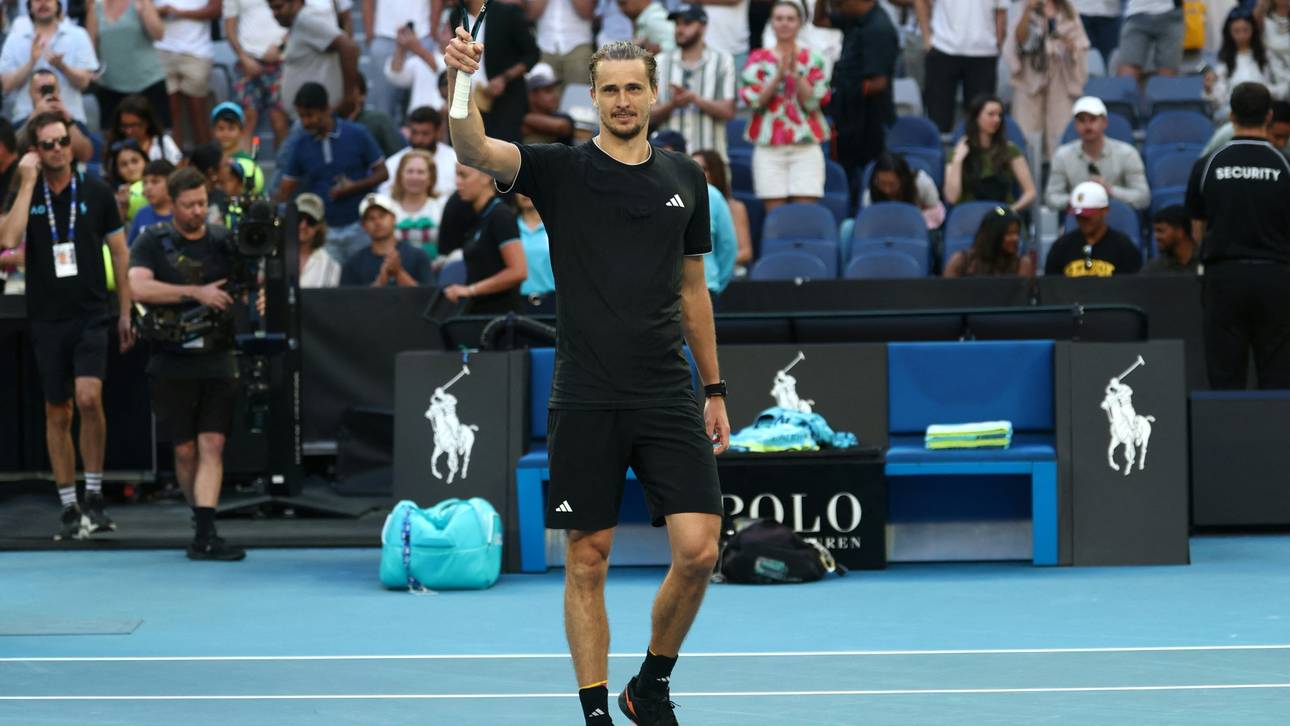 Zverev ist in Melbourne im Viertelfinale gefordert