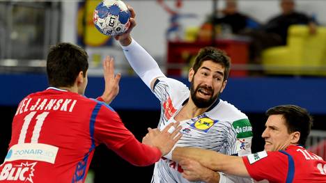 Nikola Karabatic feierte mit Frankreich den nächsten Sieg bei der Handball-EM in Kroatien