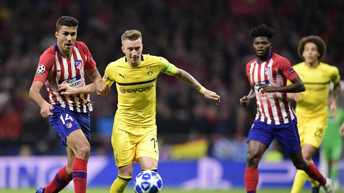 MARCO REUS: Der Kapitän setzte kurz nach dem 0:1 mit einem Foul und anschließendem Hallo-Wach-Schrei für die Kollegen ein Zeichen. Versuchte, das lahmende Offensivspiel in geordnete Bahnen zu lenken. Tat sich dabei auch mangels Unterstützung schwer - SPORT1-Note: 3