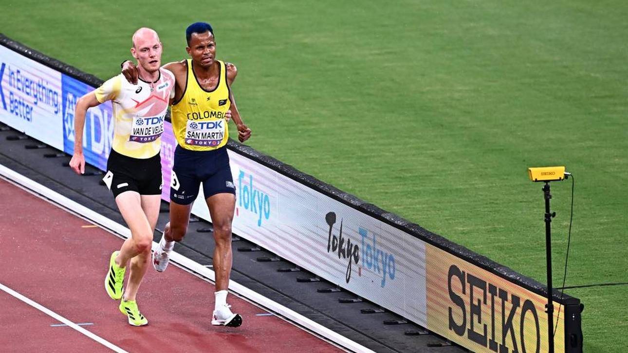 Tim Van De Velde (l.) und Carlos San Martín (r.) kamen gemeinsam ins Ziel