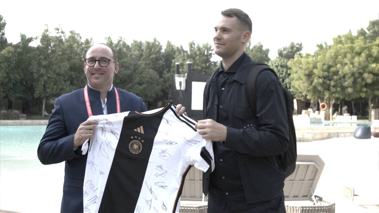 DFB-Team: Nationalmannschaft im Luxus-Hotel in Al Ruwais empfangen