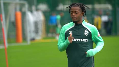 10 Millionen-Euro-Mann Samuel Mbangula spielte zuletzt keine Rolle in der ersten Elf von Werder Bremen, seine gezeigte Leistung gegen Eintracht Frankfurt erhöhen die Startelfchance gegen Bayer Leverkusen enorm.