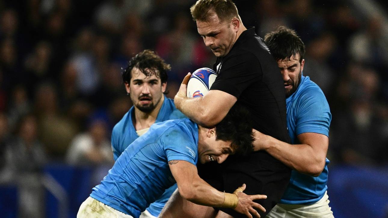 Rugby: Neuseeland zieht ins Viertelfinale ein