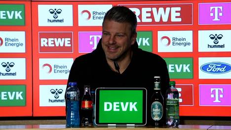 Nach einem starken Saisonstart ist in Köln nach zwei Niederlagen in Folge wieder ein wenig Ernüchterung eingekehrt. Lukas Kwasniok nimmt die kritischen Fragen aber mit Humor.