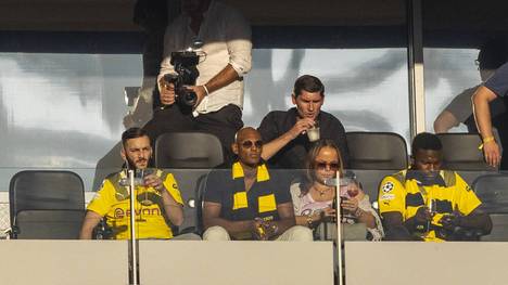 Sébastien Haller war beim Sieg von Borussia Dortmund in der Champions League im Stadion.