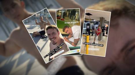 Wenn Max Kruse und Rapper Farid Bang zusammen Urlaub machen, sind coole Sprüche beim Training vorprogrammiert.