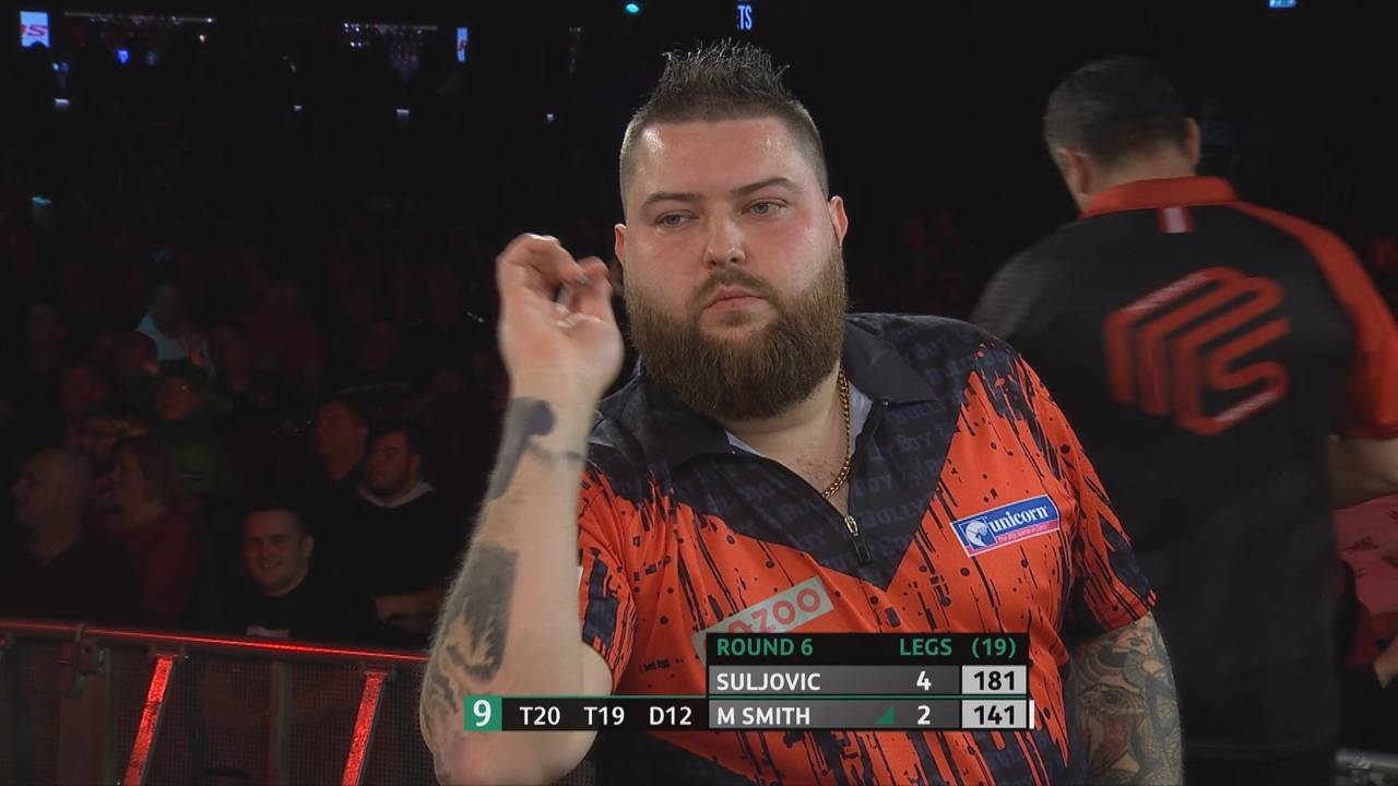 Darts UK Open: Michael Smith mit 9-Darter im Achtelfinale gegen Mensur Suljovic