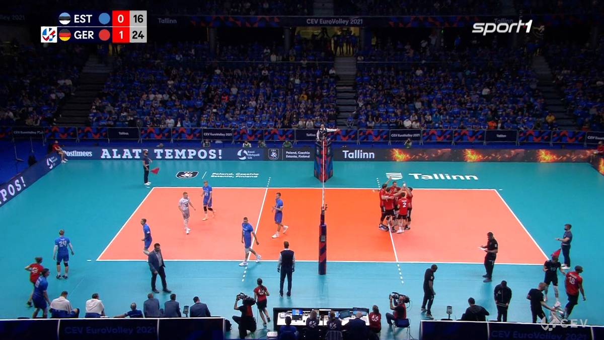 Deutschland lässt auch beim zweiten Auftritt bei der Volleyball Europameisterschaft nichts anbrennen. Gegen Estland kommt das DVV-Team zu keiner Zeit in Bedrängnis.