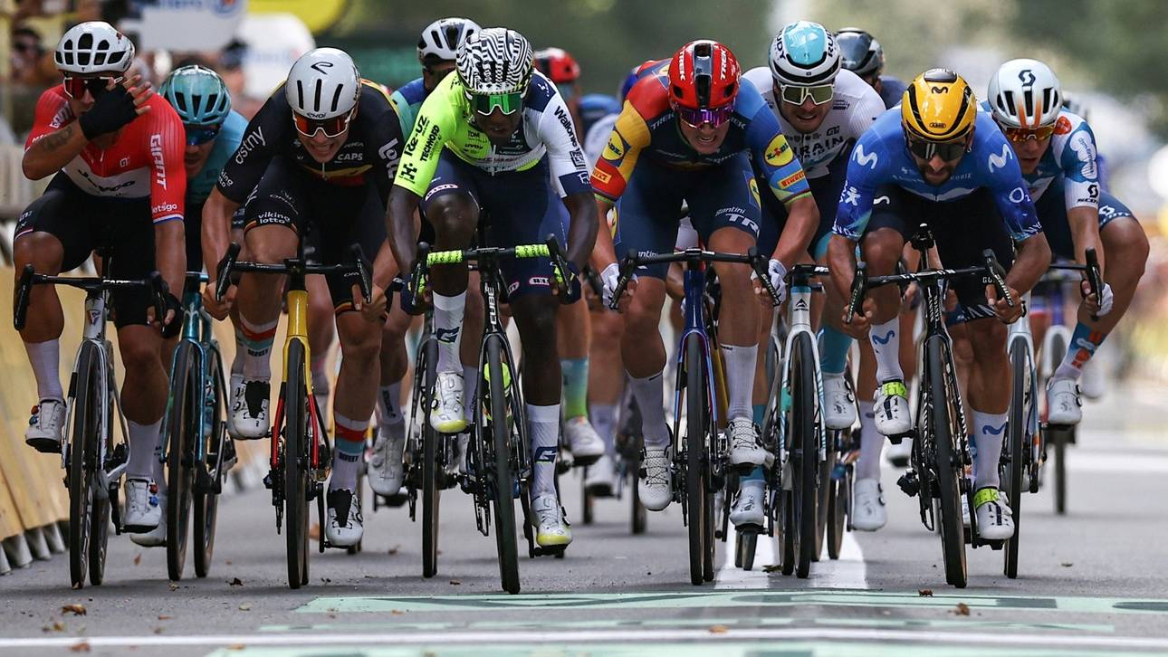 Eritreer Girmay sprintet zum Sieg auf der 3. Tour-Etappe